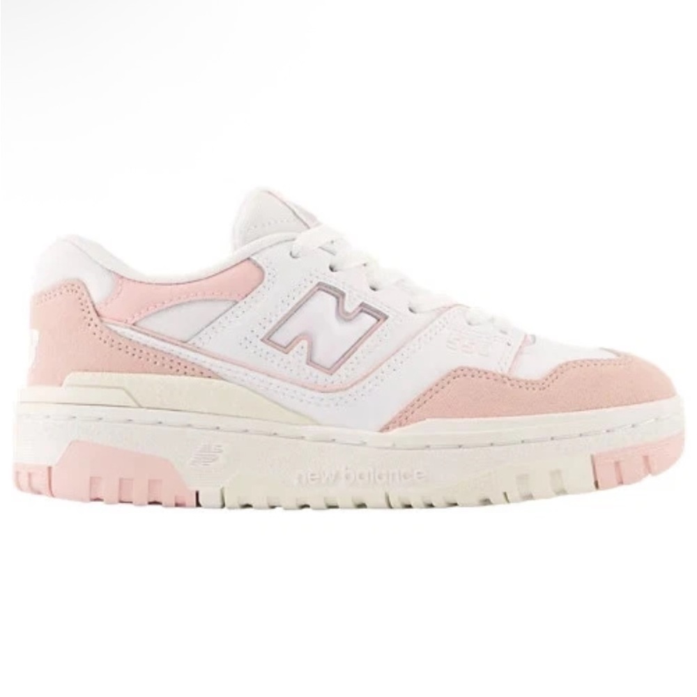 New Balance 550 Women's Pink and White Sneakers